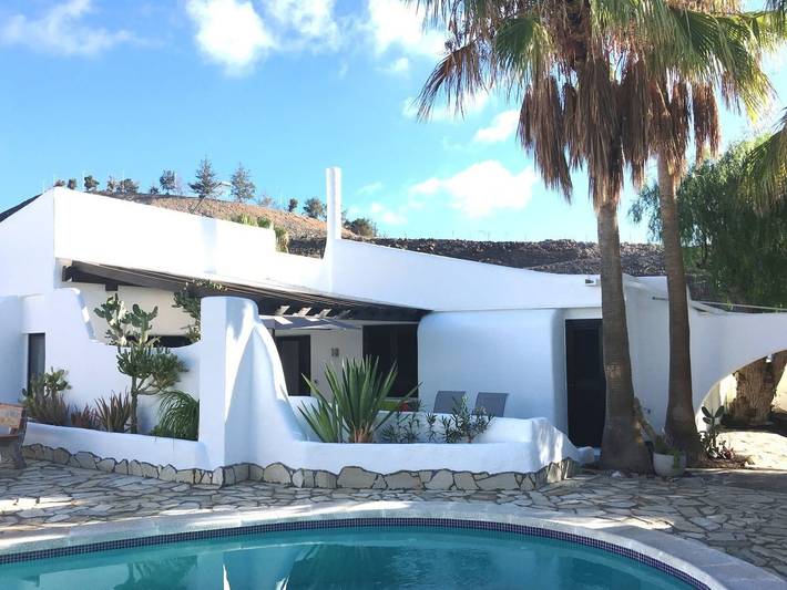 Casa vacanza per 4 persone, con Terrazza e Giardino nonché Piscina a Morro Jable
