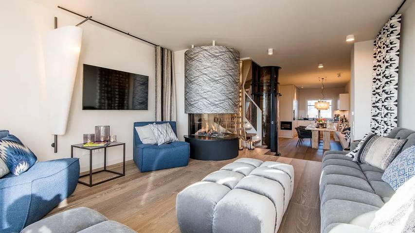 Ferienhaus mit Meerblick für 8 Personen, mit Sauna und Balkon in List (Sylt) - 3