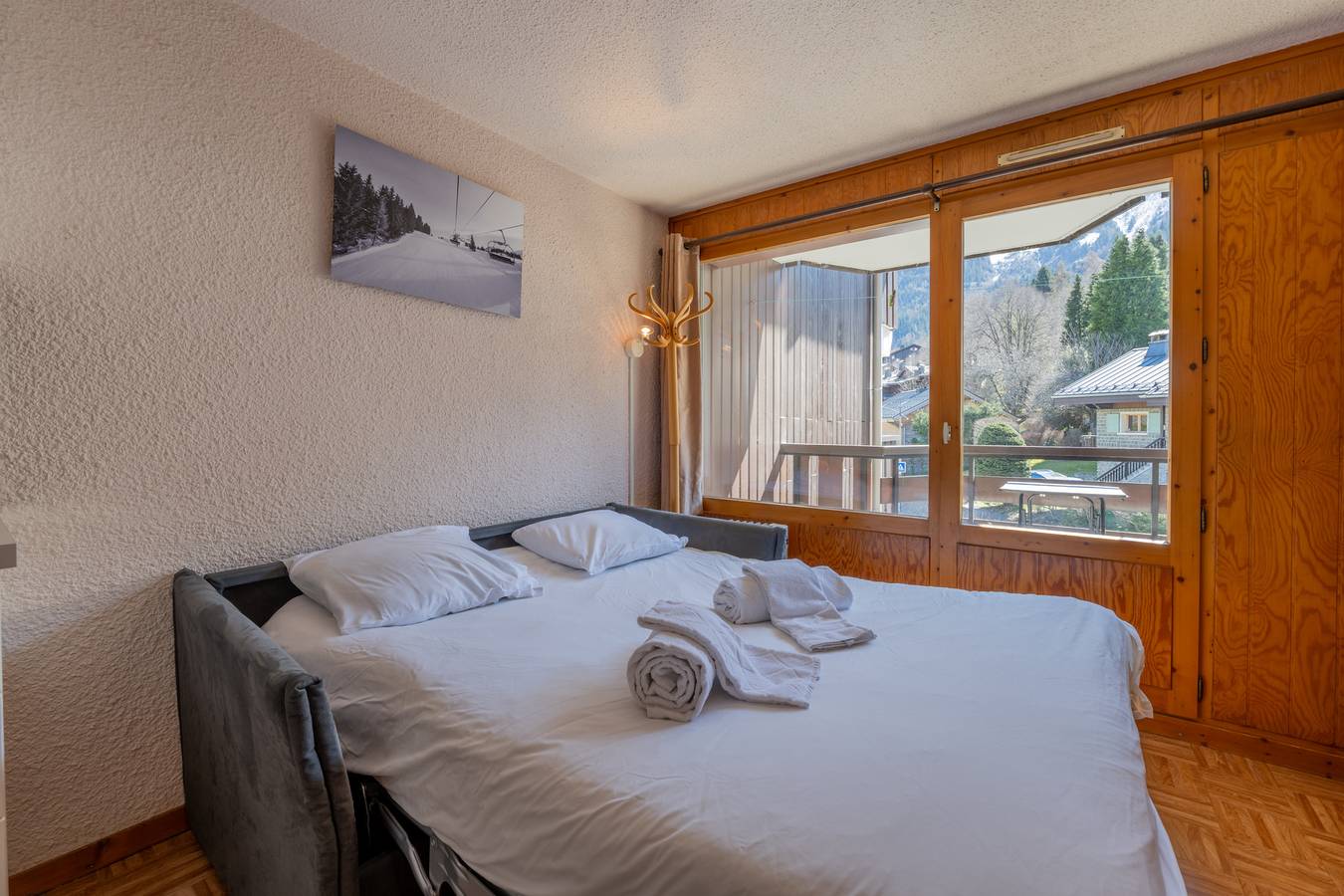 Appartement entier, Résidence Le Prarion 24A ski in/ski out in Les Houches, Massif du Mont-Blanc