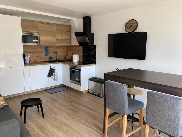 Appartement de vacances pour 6 personnes, avec jardin et vue