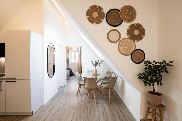 Ferienwohnung für 6 Personen, mit Balkon und Terrasse sowie Ausblick