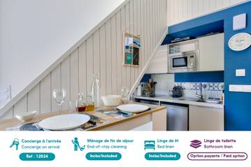 Studio pour 2 Personnes dans Dinard, Côte d’Émeraude, Photo 2