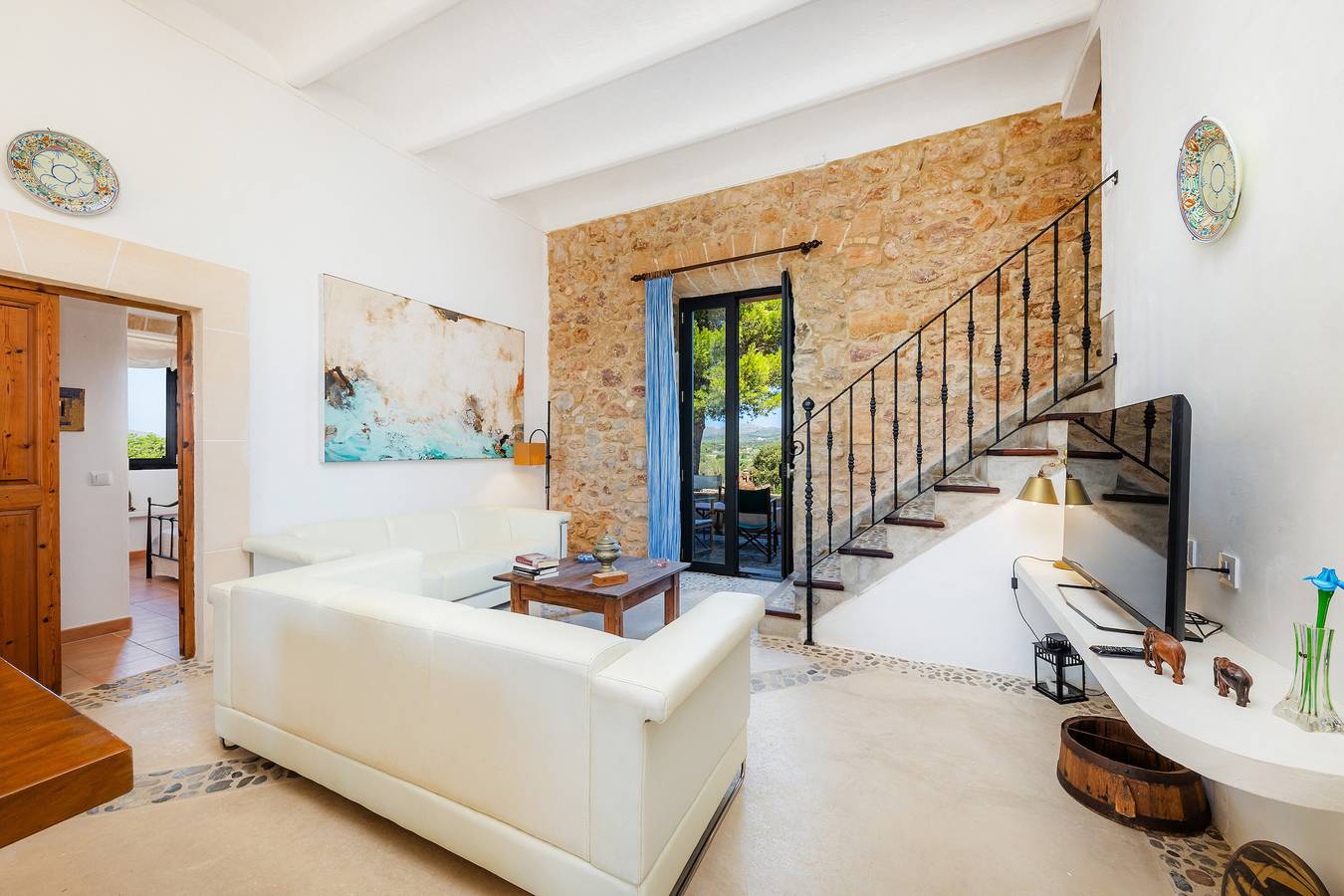 Landhaus 'So Na Sopa' mit Bergblick, Wlan und Klimaanlage in Artà, Mallorca Osten