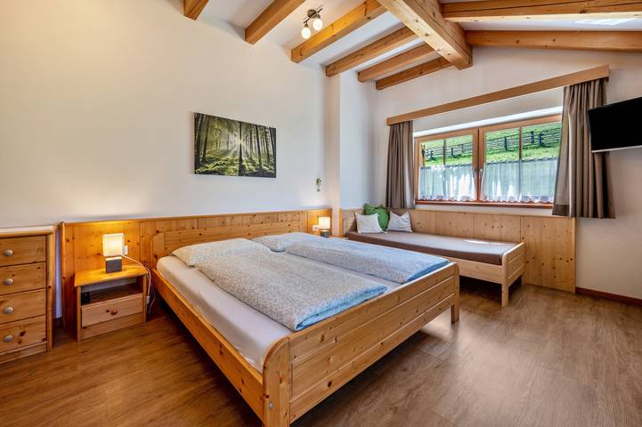 Studio für 3 Personen, mit Balkon und Garten