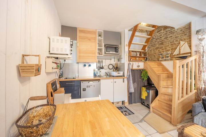 Ferienhaus für 4 Personen mit Terrasse in Saint-Aubin-sur-Mer (Calvados), Caen und Umgebung