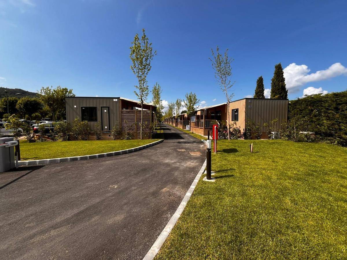Estivo Premium Deluxe mobile homes on Camping Del Sole Village in Iseo, Gemeinde Iseo