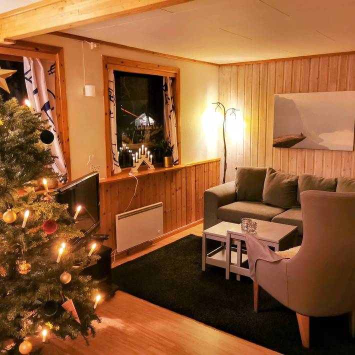 Ferienwohnung für 6 Personen, mit Meerblick und Ausblick sowie Garten und Terrasse, mit Haustier in Tromsø - 2