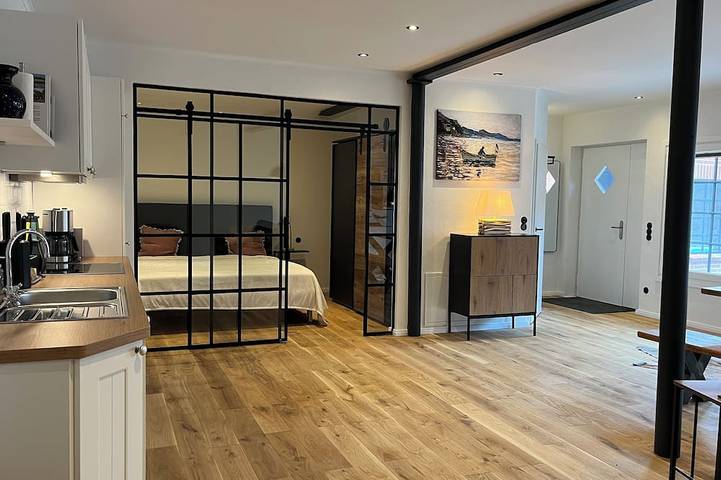 Ganze Wohnung, Loft 1 mit großer Terrasse und Strandkorb in Friedrichstadt, Eider-Treene-Sorge