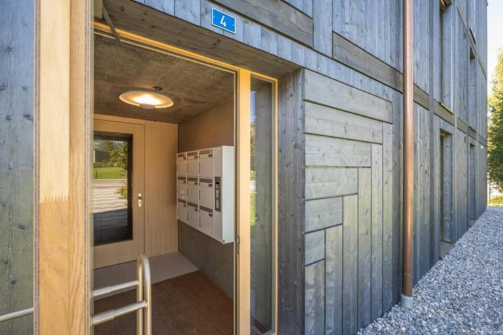 Ferienwohnung für 4 Personen, mit Seeblick und Terrasse sowie Pool und Ausblick in Kanton Freiburg - 3