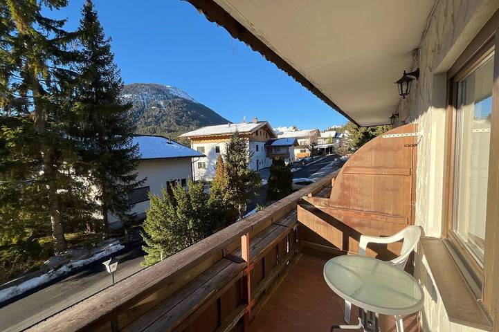 Zimmer 03 / 1Bett mit Balkon - Pension Alpina in Obsteig, Bezirk Imst