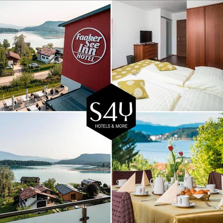 Hôtel pour 4 personnes, avec jardin ainsi que vue sur le lac et vue, animaux acceptés