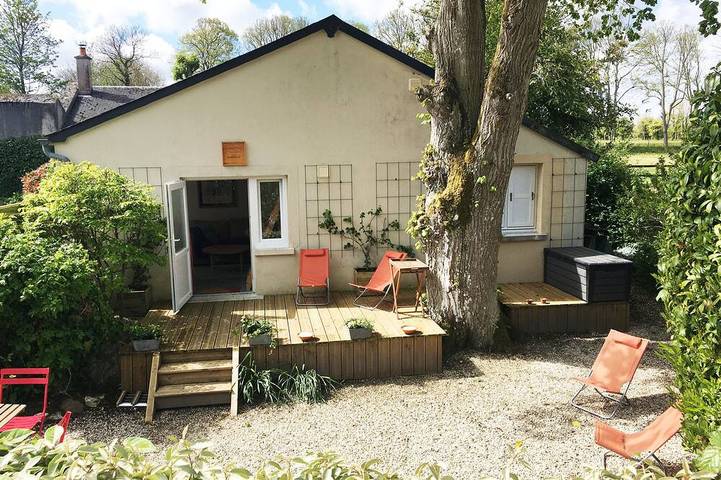 Location de vacances pour 4 personnes, avec terrasse et jardin à Sainte-Honorine-des-Pertes