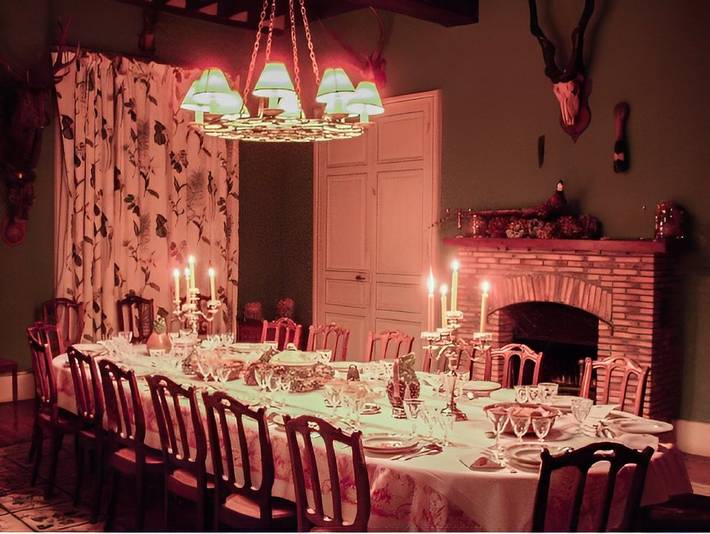 Château pour 30 personnes, avec piscine ainsi que balcon et jardin dans la Sarthe - 3