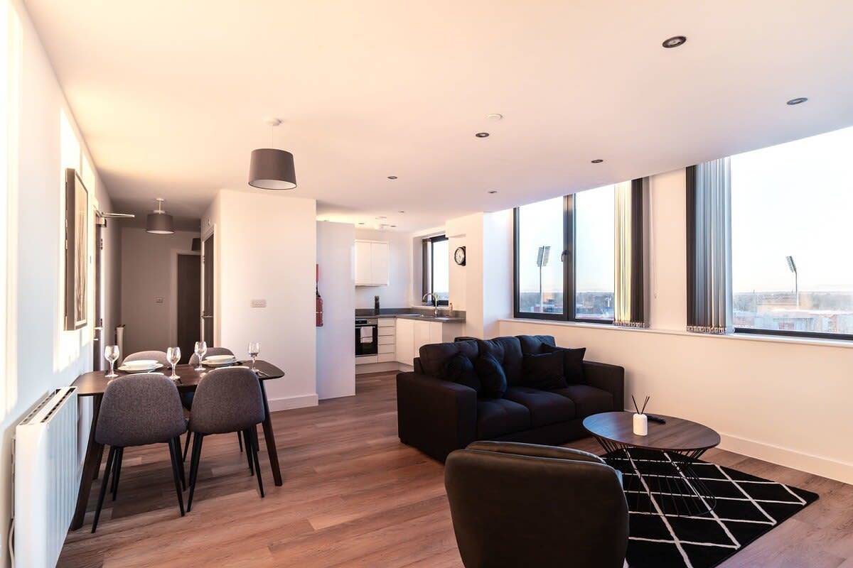 Appartement entier, Stay Zeni, Alexandra Rise Manchester 2 Bed Flat in Grand Manchester