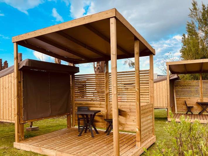 Zelt für 2 Personen, mit Kinderpool in Frankreich - 2