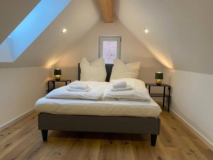 Ferienwohnung für 6 Personen, mit Balkon und Terrasse sowie Ausblick