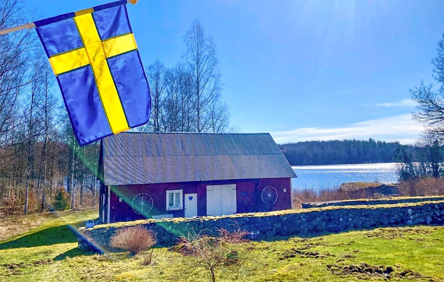 Ferienhaus für 8 Personen mit Seeblick in Osby und Umgebung