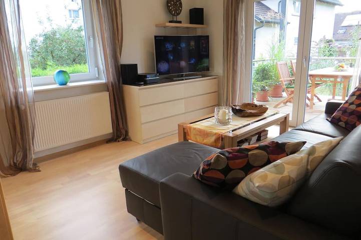 Ferienwohnung für 4 Personen, mit Garten und Balkon sowie Pool in Grenzach-Wyhlen