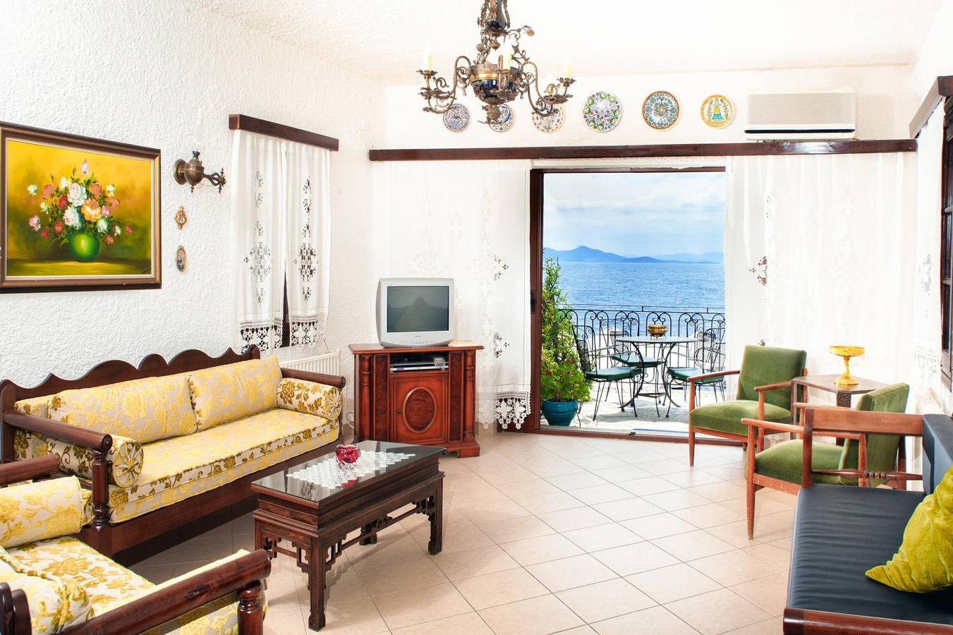 Ganze Wohnung, Ferienwohnung für 4 Personen mit Balkon in Afetes, Pilion