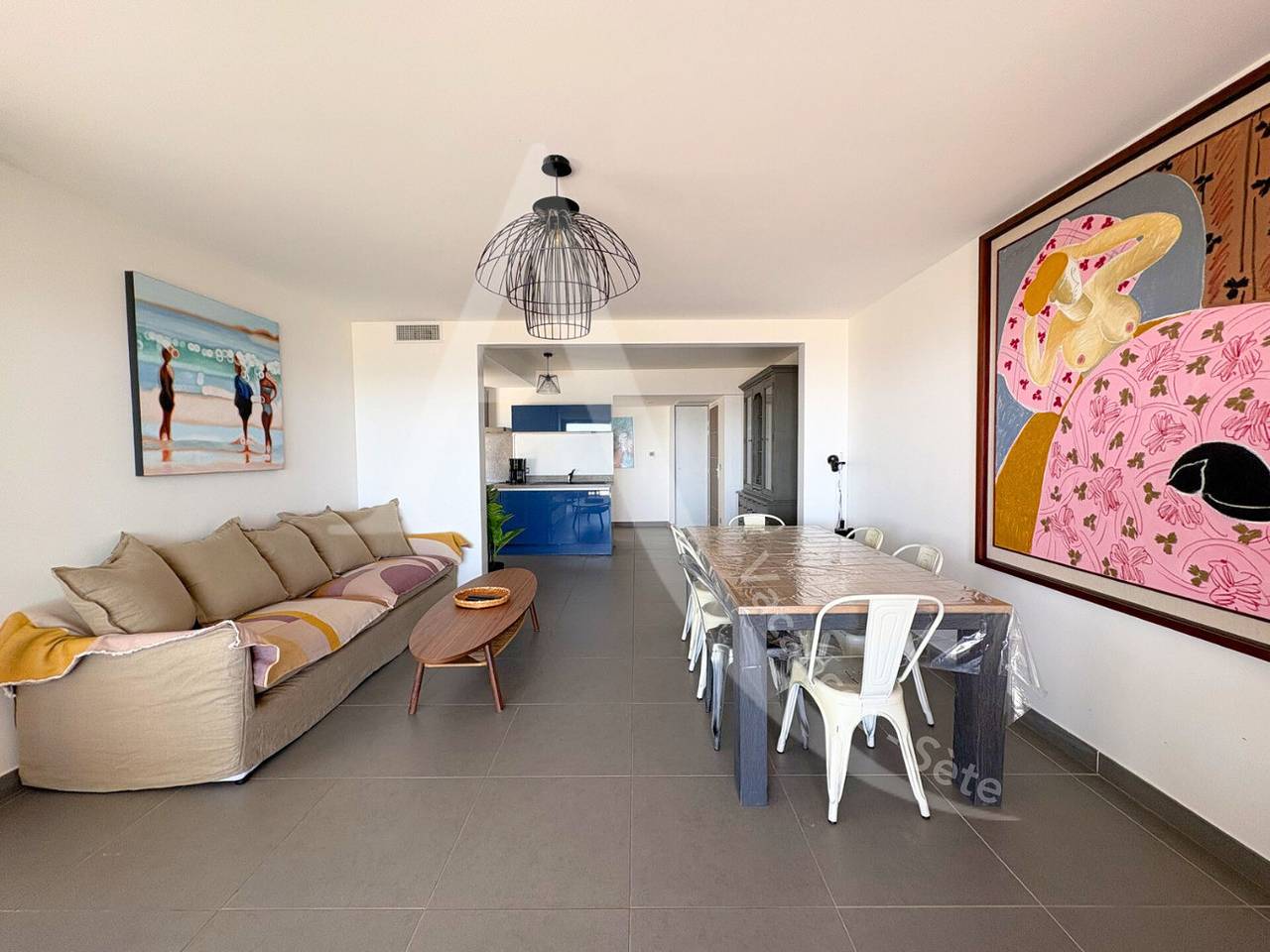 Appartement entier, 250 / Superbe T4 Climatisé En Front De Mer in Sète, Côte d'Améthyste