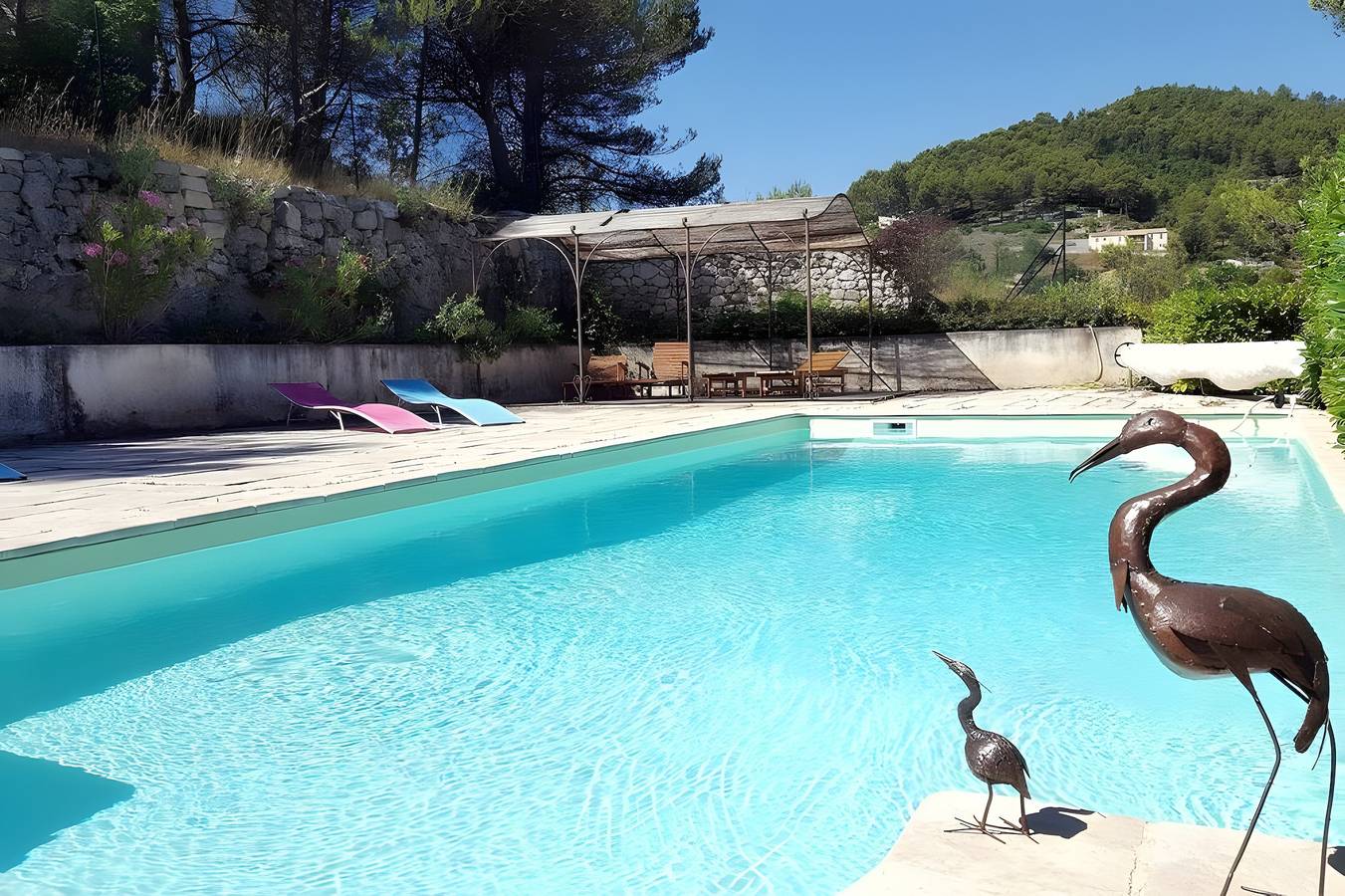 Maison de vacances 'Bergerie Des Estelles' avec vue sur la montagne, Wi-Fi et climatisation in Auriol, Côte méditerranéenne (France)