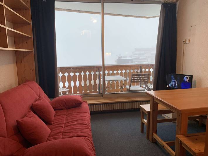 Studio for 3 personer, med Balkon i Val Thorens