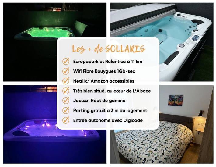 Location de vacances pour 2 personnes, avec jacuzzi ainsi que jardin et terrasse à Friesenheim - 2