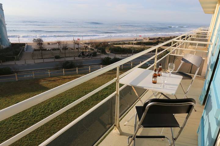 Gîte pour 4 personnes, avec balcon dans Plage De La Graviere Hossegor