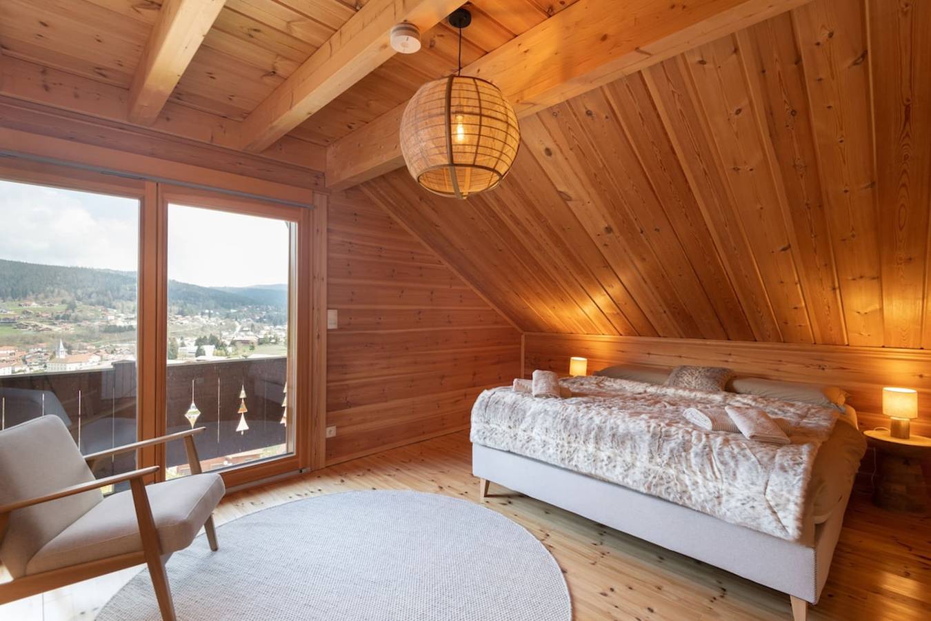 ✨ Chalet Toison d'Or – Luxus-Chalet mit Whirlpool, Sauna & Panoramablick in Xonrupt-Longemer, Regionaler Naturpark Belchen der Vogesen