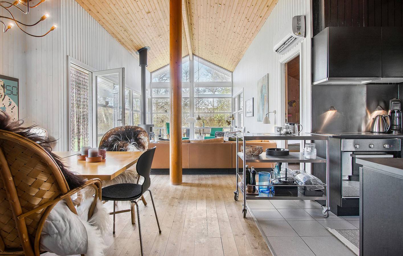 Feriehus for 9 personer med hage in Strandby, Nordøst-Jylland