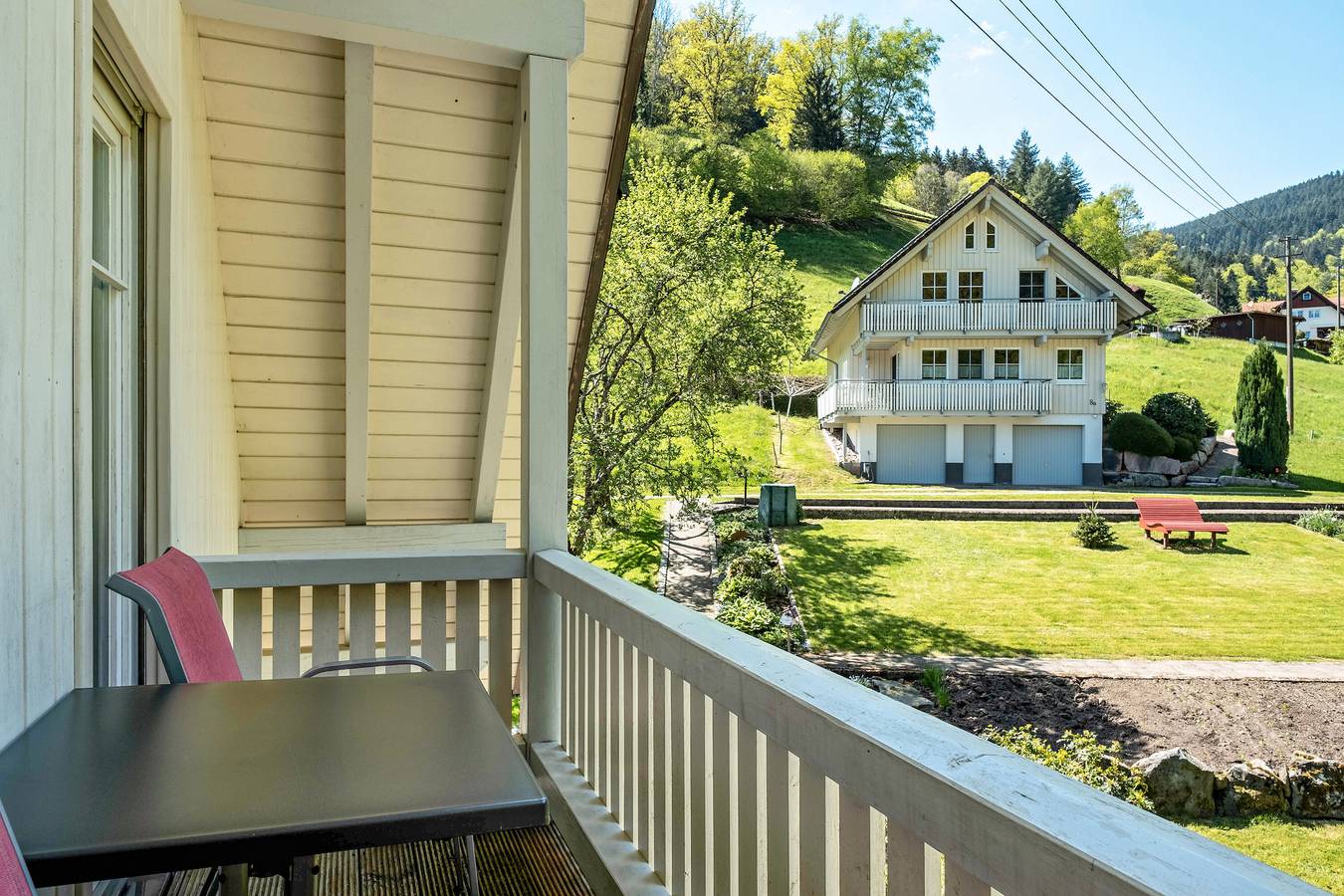 Ganze Wohnung, Ferienwohnung '2, 45qm' mit Bergblick, Gemeinschaftsterrasse und Wi-Fi in Oberwolfach, Mittlerer Schwarzwald