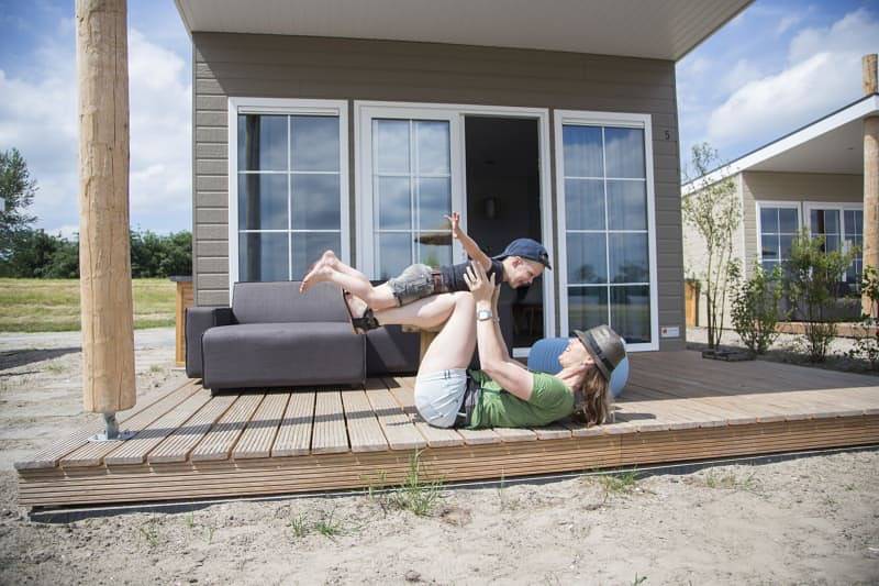 Chalet voor 6 personen met terras in Veluwe