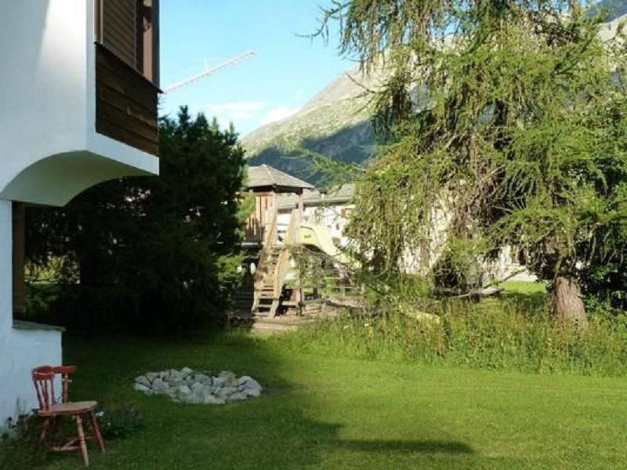 Ganze Wohnung, Chesa Cagiuma, Gartenwohnung in Silvaplana, Sankt Moritz