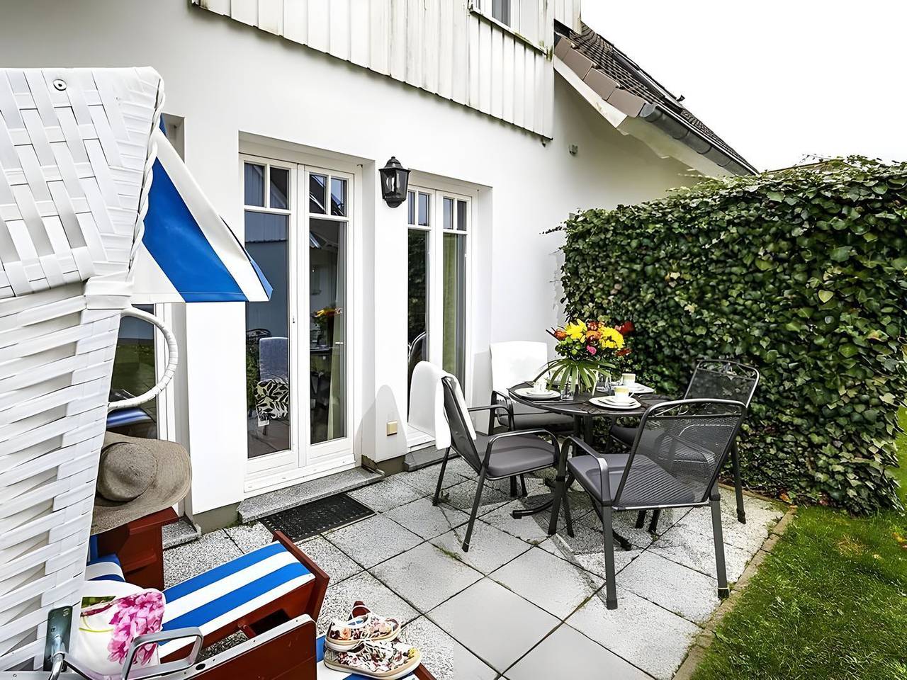 Ferienhaus Darß 22a im Ostseeferienpark Seepferdchen mit Terrasse und Garten in Ostseebad Nienhagen, Nienhagen