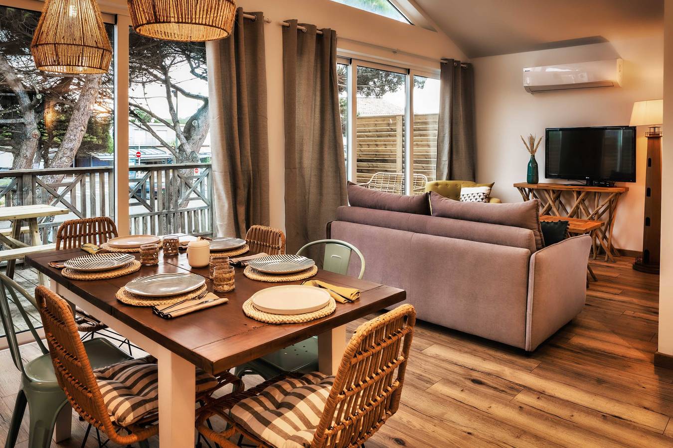 Geheel appartement, Vakantieappartement voor 8 personen met balkon in Lacanau Ocean, Lacanau