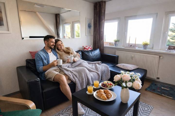Ferienwohnung für 3 Personen, mit Balkon und Garten sowie Sauna und Ausblick in Bestwig - 4