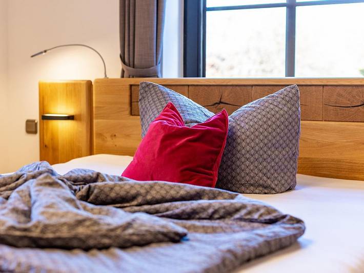 Pension für 2 Personen, mit Balkon/Terrasse und Terrasse sowie Garten und Pool in Mühlhausen - 3