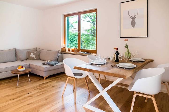 Hütte für 3 Personen, mit Terrasse am Tegernsee