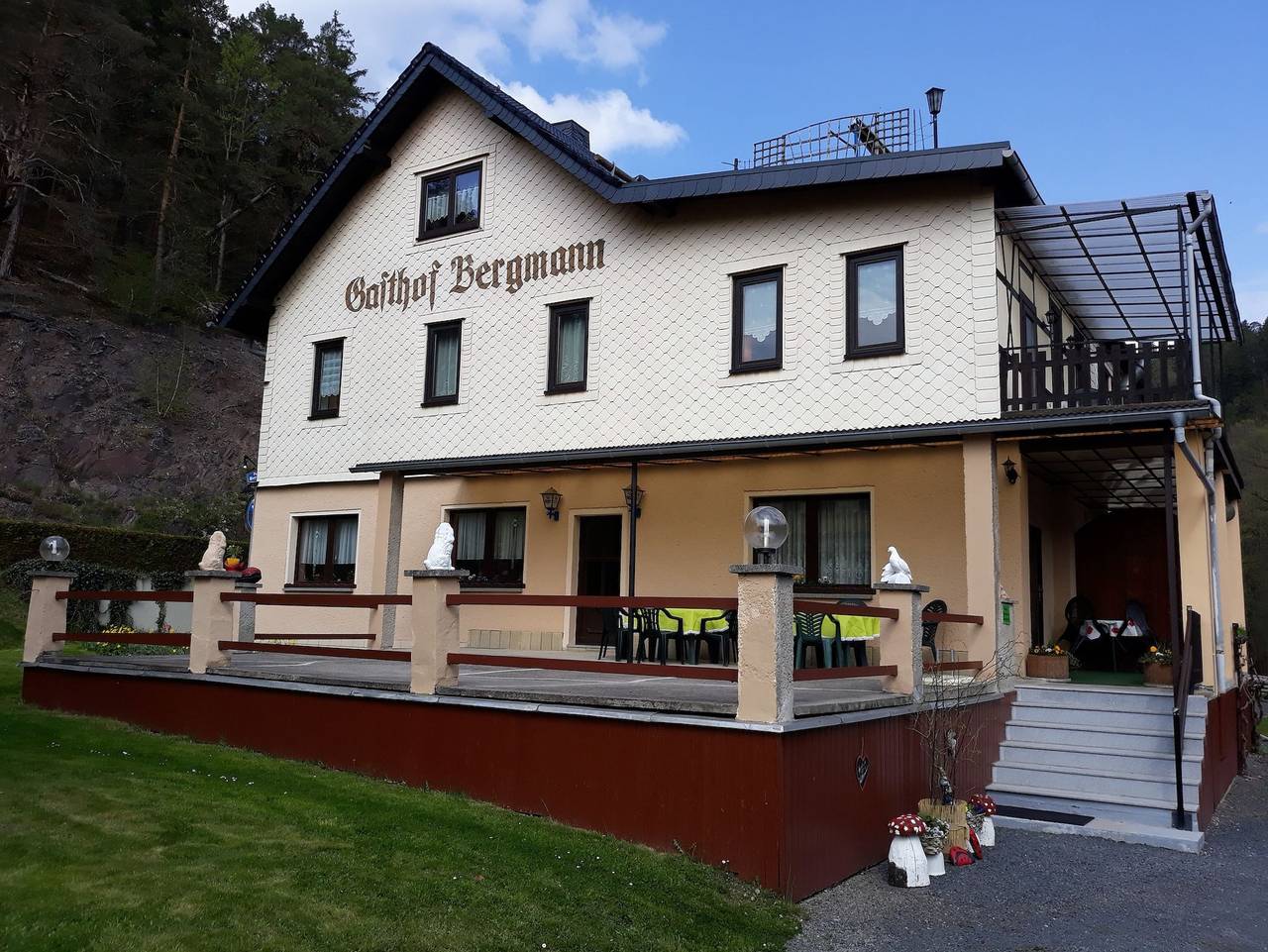 Gasthof Bergmann - Doppelzimmer mit Du/Wc in Sitzendorf, Frankenwald