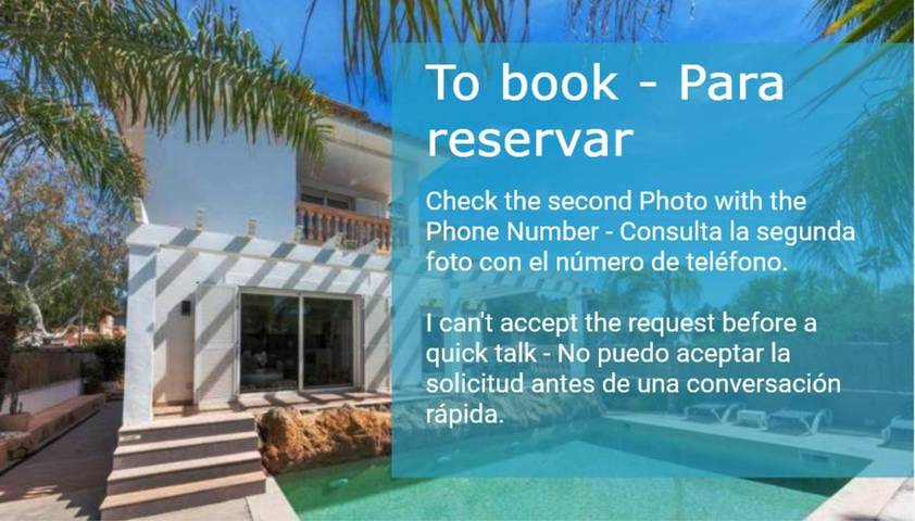 Villa für 12 Personen, mit Balkon und Whirlpool sowie Terrasse und Pool in Playa de Palma - 3