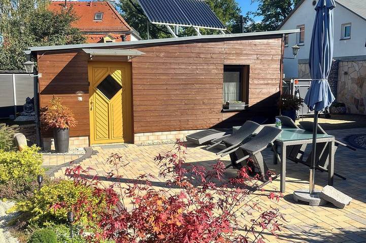 Ferienhaus für 4 Personen, mit Pool und Terrasse sowie Sauna in Radebeul