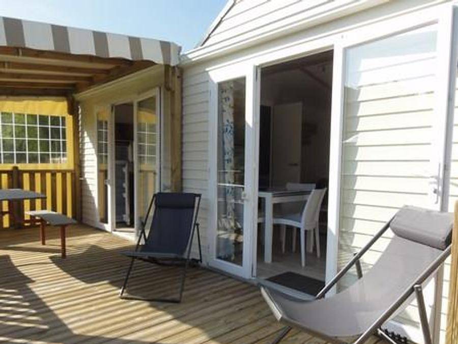 Camping Les Jardins du Morbihan - Mobilhome 4 personas - Confort 2 Ch in Monterblanc, Parque natural regional del Golfo de Morbihan