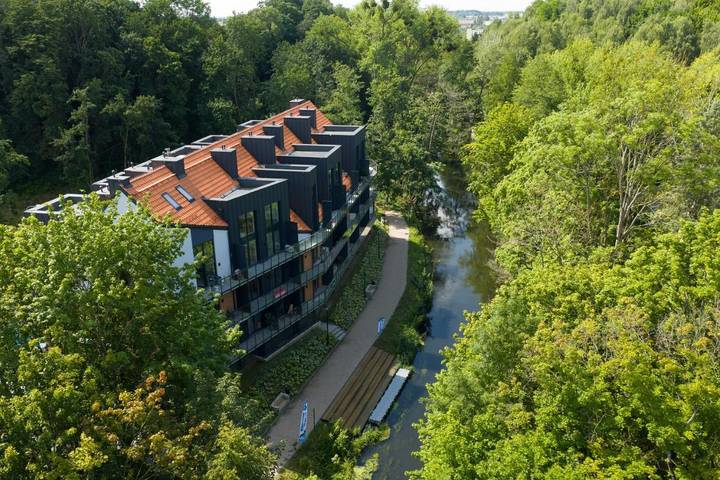 Ferienwohnung für 2 Personen, mit Ausblick und Garten in Allenstein