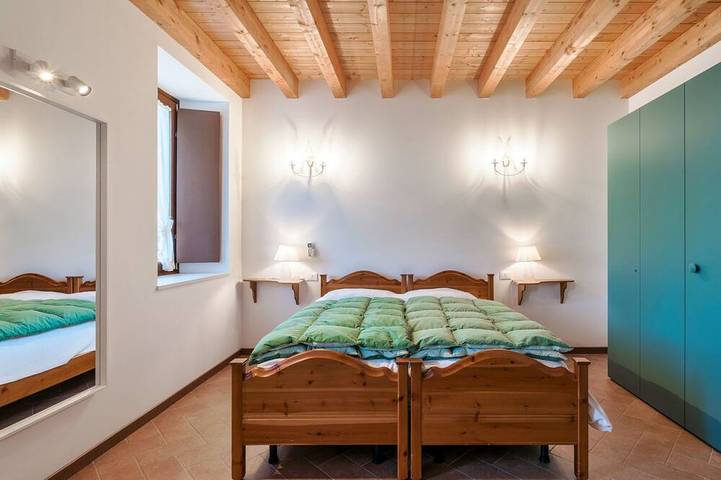 Appartamento intero, Zweizimmerwohnung mit zwei Einzelbetten und Schlafsofa in Pralboino, Provincia di Brescia