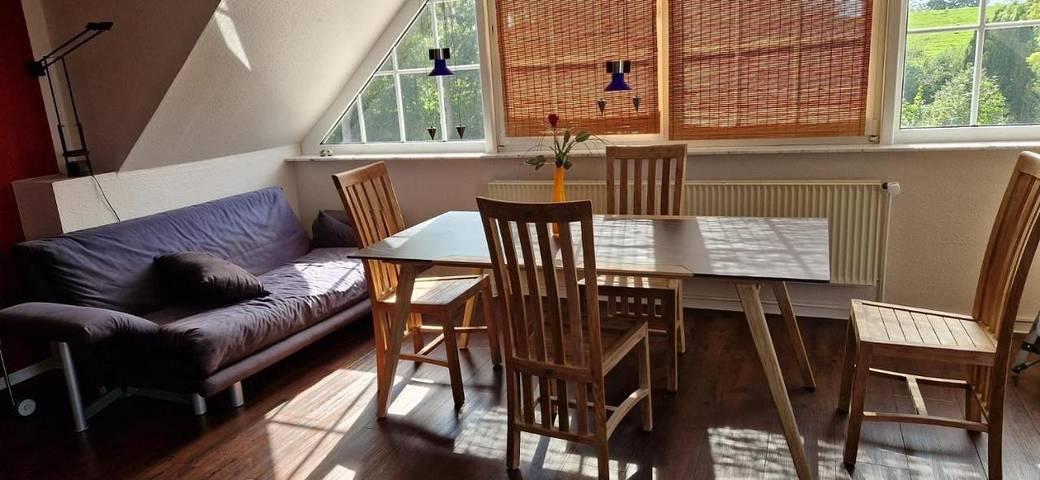Ferienwohnung für 5 Personen, mit Balkon und Garten sowie Sauna und Ausblick in Kollmar