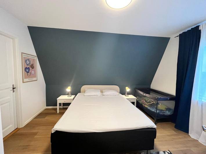 Ferielejlighed for 4 personer, med Balkon og Terrasse såvel som Have og Udsigt i Vimmerby
