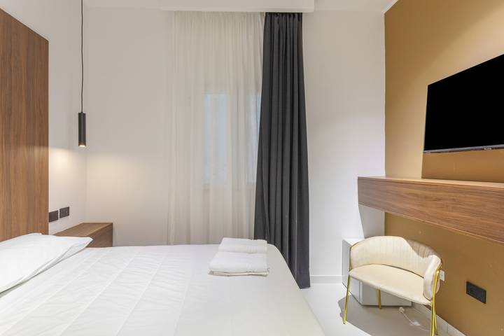 Bed and Breakfast „Vicolo del Fortino – Zimmer 103“ mit Balkon, Wlan und Klimaanlage in Catania, Catania Provinz