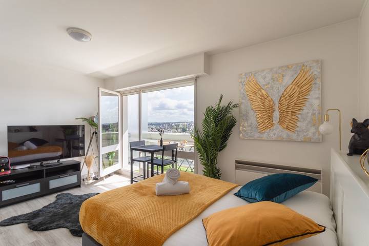 Ferienwohnung für 2 Personen, mit Balkon - 1