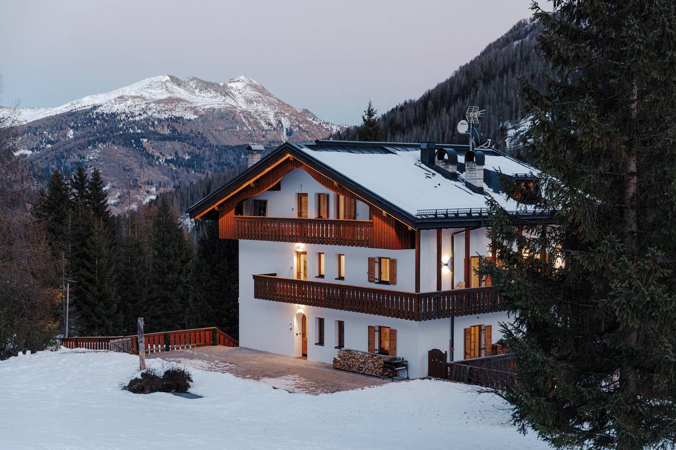 Ganze Wohnung, Borésc with private bio sauna in Buchenstein, Dolomiti Superski