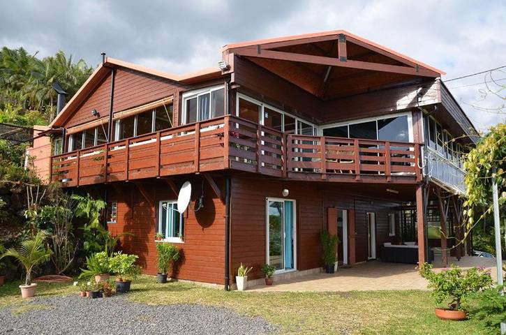 Chambre d’hôte pour 4 personnes, avec jardin ainsi que terrasse et vue dans Piton de la Fournaise - 4